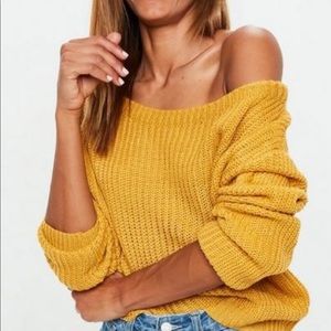 Crop off sweater